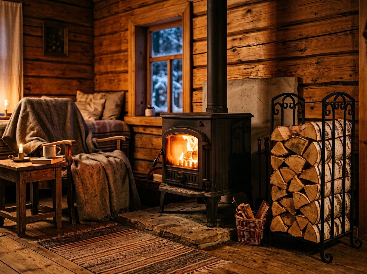 Отопление дома — дрова в Шаховской